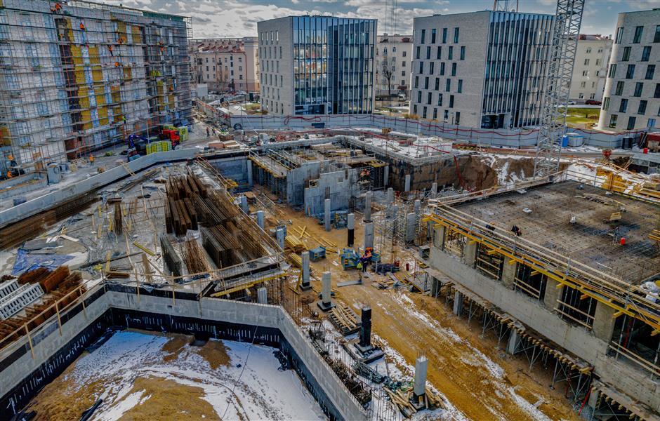 Ход строительства Квартал DEPO февраль 2024