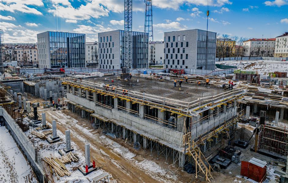 Ход строительства Квартал DEPO февраль 2024